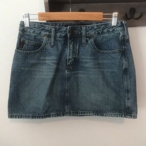 mudd yo Jean mini skirt blue, 100% cotton, pockets size 9
